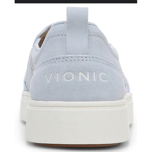 Vionic Kimmie Perf Sneaker Womens 9 Ballard Blue Arch Support New - Picture 4 of 9